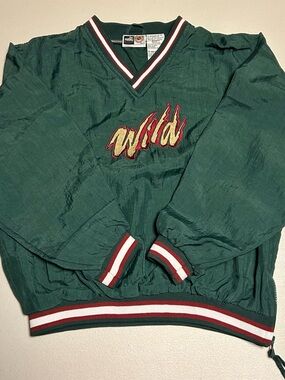 Kids Vintage Puma x NHL Minnesota Wild Pullover - Size M (8/10)